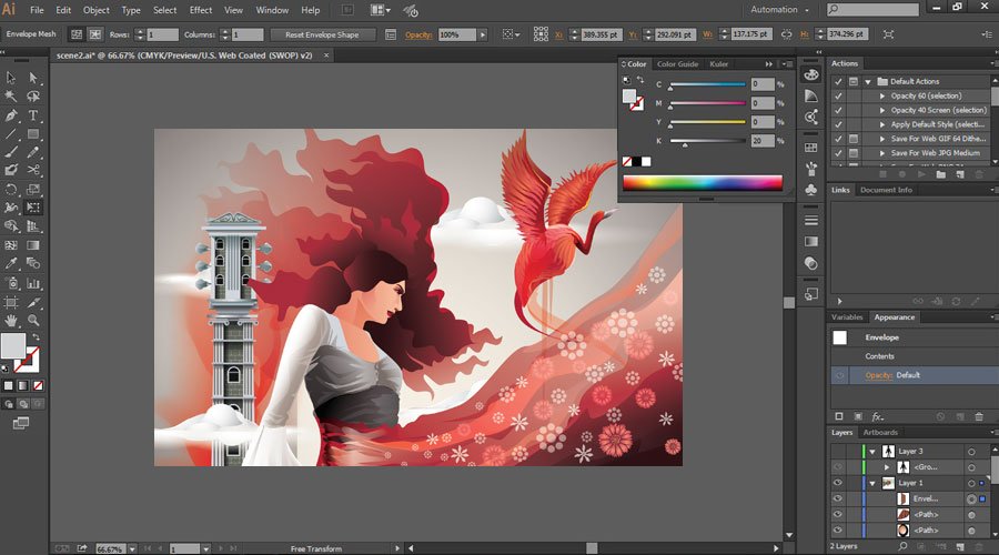 Adobe Illustrator software
