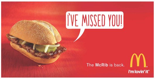 McDonald's McRib scarcity tactics